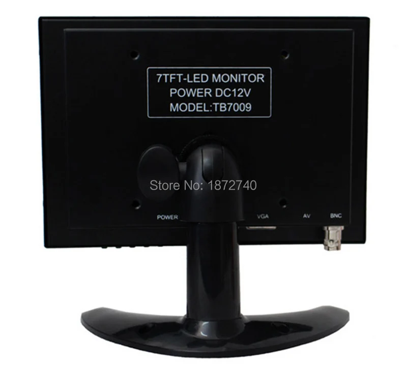 7 inch industrial LCD monitor HDMI hd AV VGA BNC input screen computer monitor