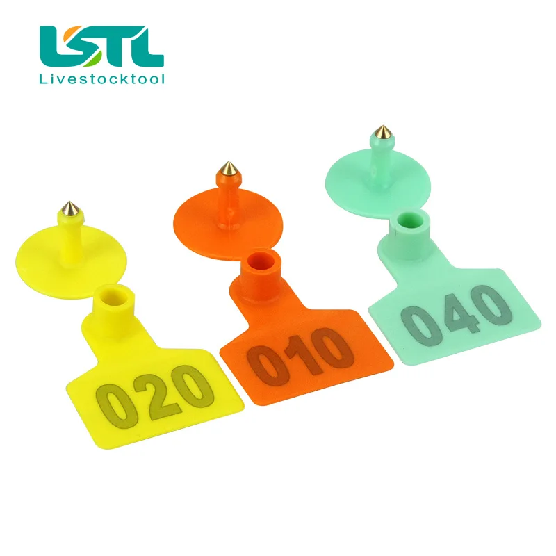 Cattle Livestock Cattle Pig Ear Tags With Words Numbers 001-500 Farm Animal Ear Lasers Cattle Pig Identification Farm Tools