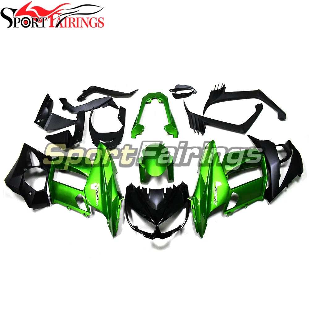 Motorbike Panels for Kawasaki Z1000S 2010 2011 2012 13 14 15 ABS Plastic Injection Fairings Motor Bicycle Body Kits Green Black