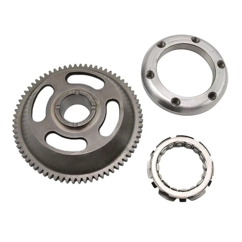 AHL Motorcycle Part One Way Starter Clutch Gear Assy For YAMAHA TTR250 XT250 Tricker 250 YFM250 Raptor TT250R Raid Serow 250