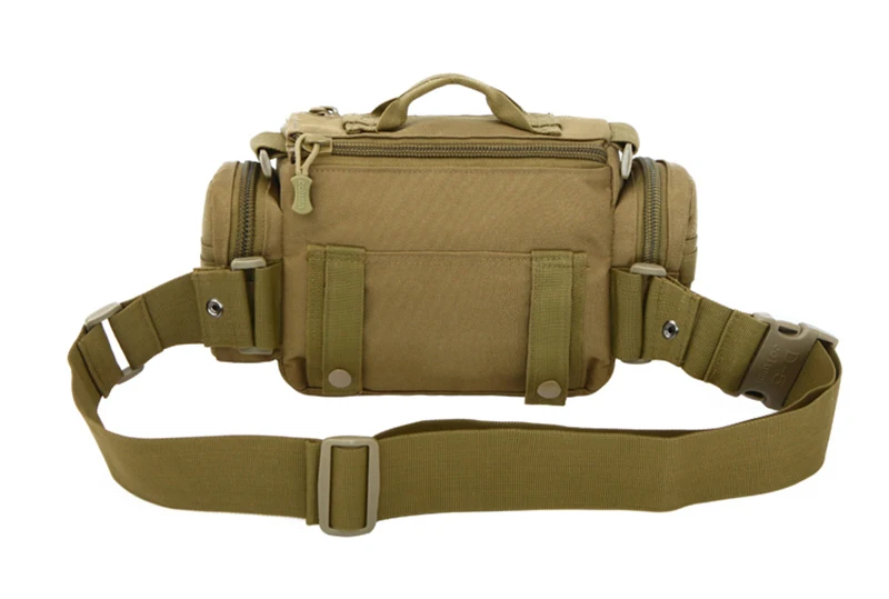 Männer Taille Tasche 1000D Nylon Wasserdichte Fanny-Pack Gürtel Hüfte Bum Sling Brust Taschen Daypack Military Reise Assault Molle Tasche – Detail 12