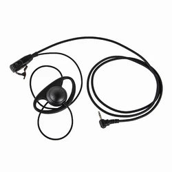 D Shape Earpiece Headset PTT for Motorola COBRA Two Way Radio Walkie Talkie MH230R MS350R MS350R MR350R MT350R MD200TPR MH230TPR