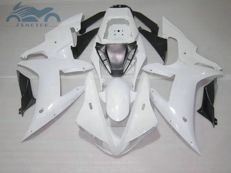 Upgrade your motorcycle fairing Kits fit for YAMAHA 2002 2003 YZFR1 02 03 YZF R1 sports fairings white black body parts RG21