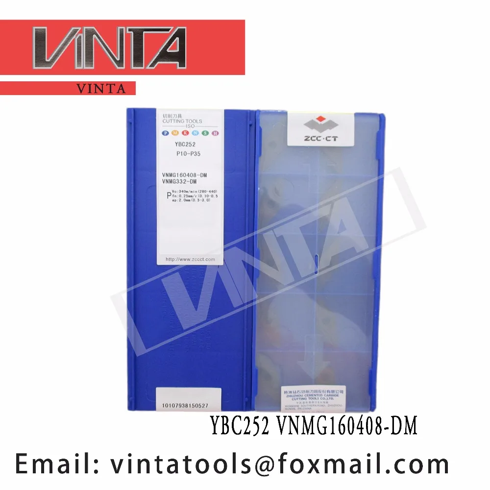 

high quality 10pcs/lots YBC252 YBC251 YBC152 VNMG160408-DM cnc carbide turning inserts