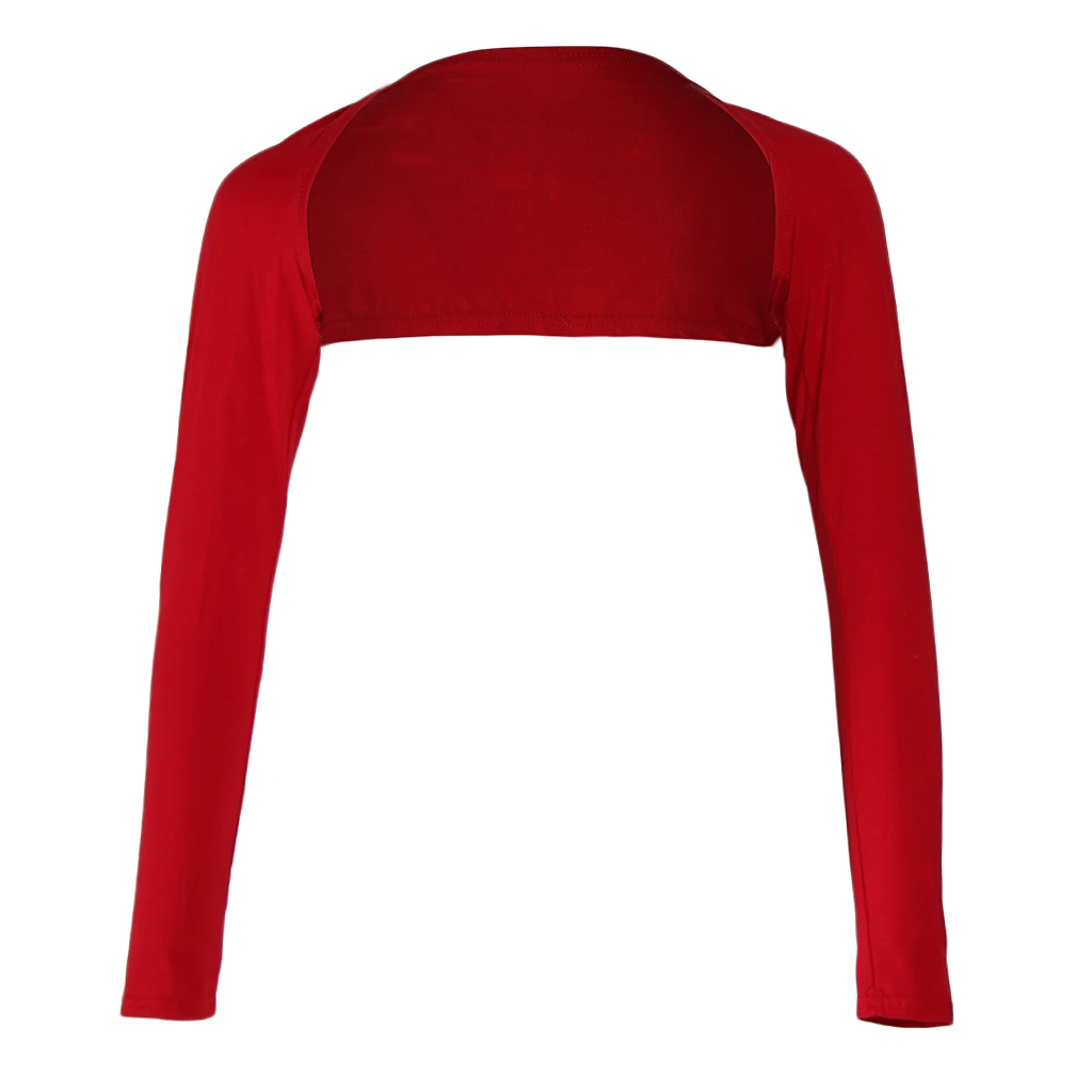 Fashion Women’s Soft One Piece Long Sleeved Elastic Modal Arm Warm Cover Shrug Hijab Tops Muslim Clothes