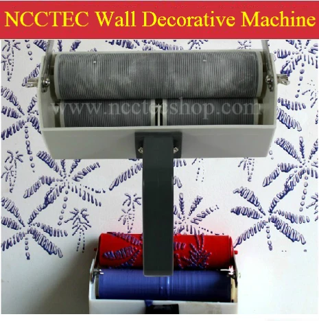 7'' two double color wall paint decorative machine | Artistic roller | single or double color | without the decorative roller