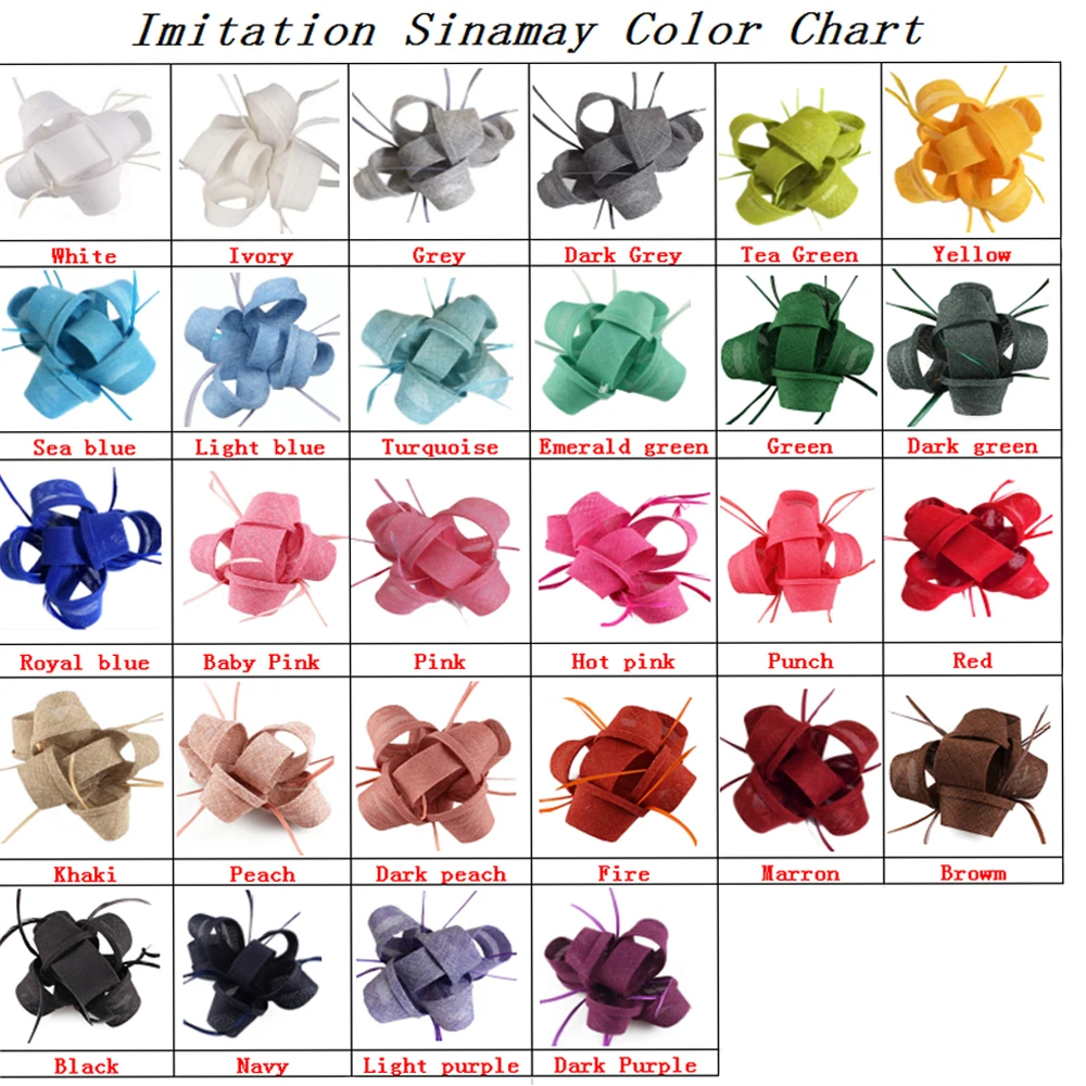 Frauen Fascinator Hut Nachahmung Sinamay Feder Tee Party Pillbox Blume Derby Milli nery Kirche Cocktail Kopf bedeckung neues Design – Detail 1