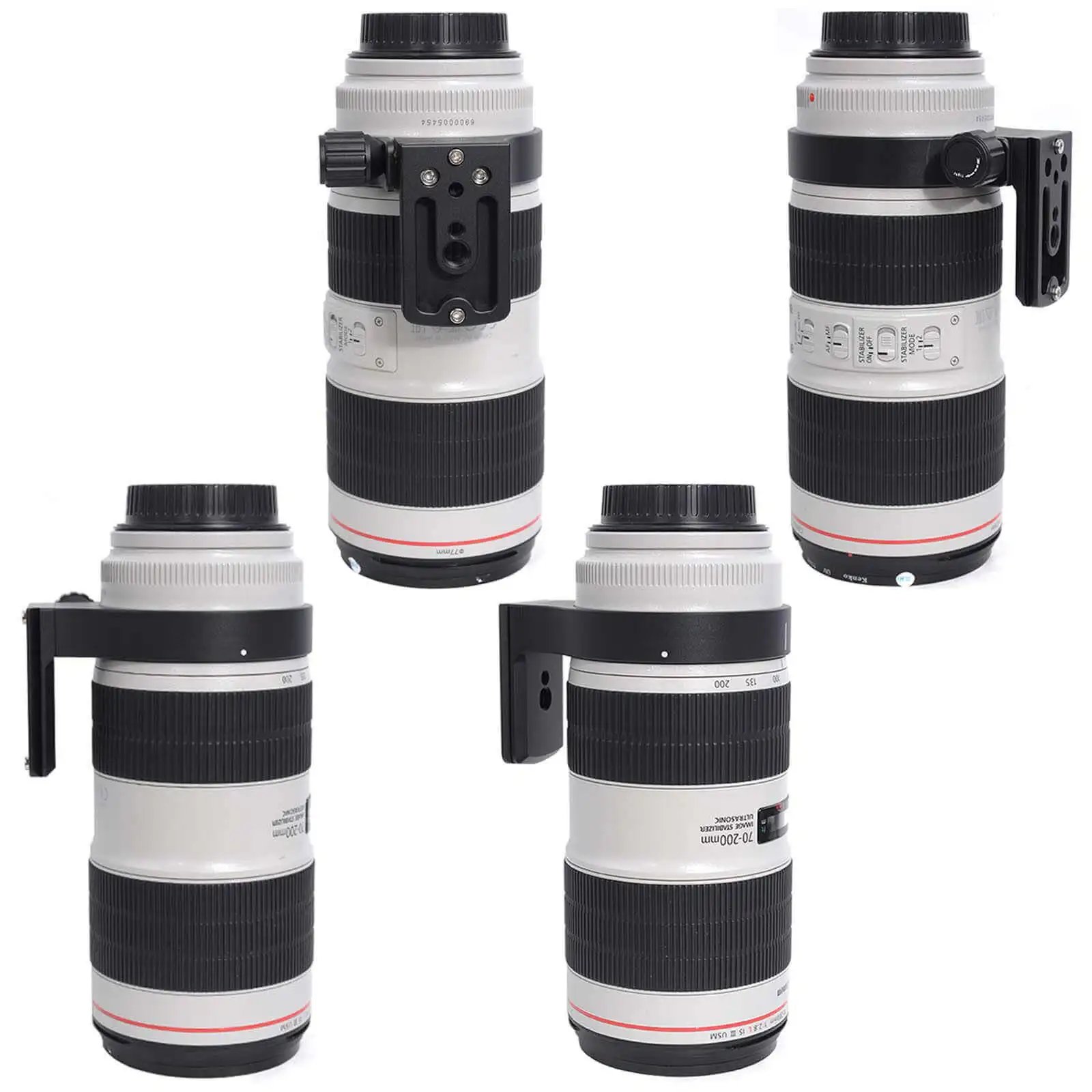 Metal Lens Support Collar Tripod Mount Ring for Canon EF 100-400 F/4.5-5.6L IS USM, 300 F/4L IS USM, EF 70-200 f/2.8L IS III USM