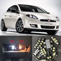 10pcs Error Free Car LED bulbs Interior Reading dome Light Kit For Fiat bravo 2 II MK2 (2007-2016)