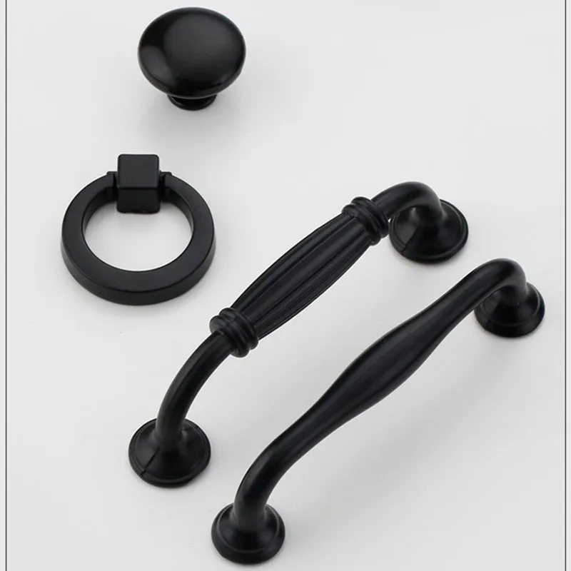 Black Handles for Furniture Cabinet Knobs and Handles Kitchen Handles Drawer Knobs Cabinet Pulls Cupboard Handles Knobs