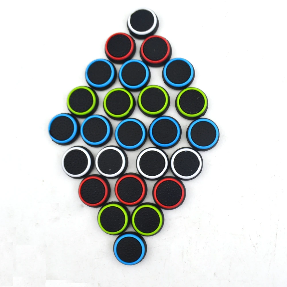 10 pcs a lot Game Accessory Protect Cover Silicone Thumb Stick Grip Caps for PS3 /PS4 for Xbox 360 for Xbox one Game Controllers