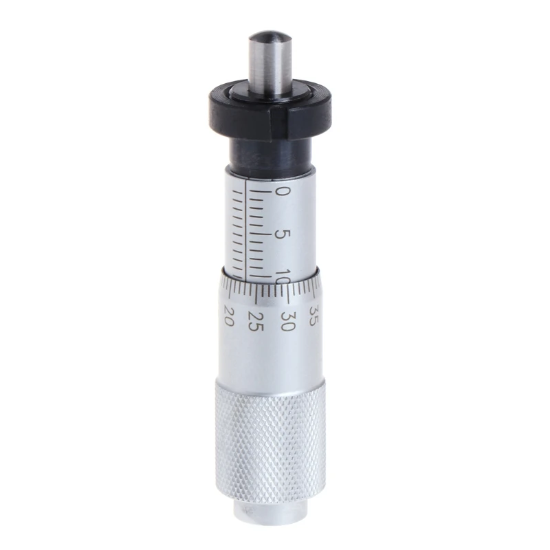 Round Type 0-13mm Range Micrometer Head Measurement Measure Tool Rotation Smooth LS\'D Tool