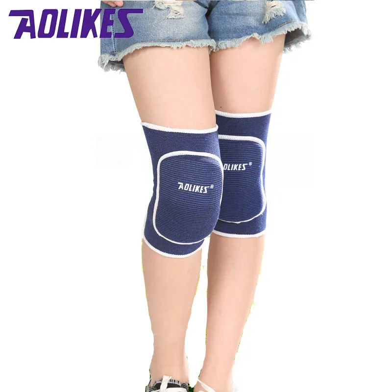 Aolikes 1 Pair Kids Knee Support Baby Crawling Safety Dance Volleyball Tennis Knee Pads Sport Kneepads Children Knee Protection