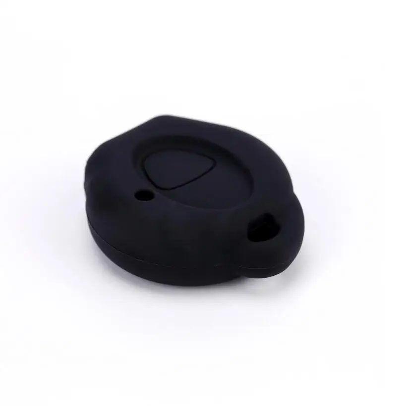 PREISEI Silicone Key Covers For Peugeot Car 206 Remote Key Protector Bag In Orange Black Red Blue Green Grey Colors