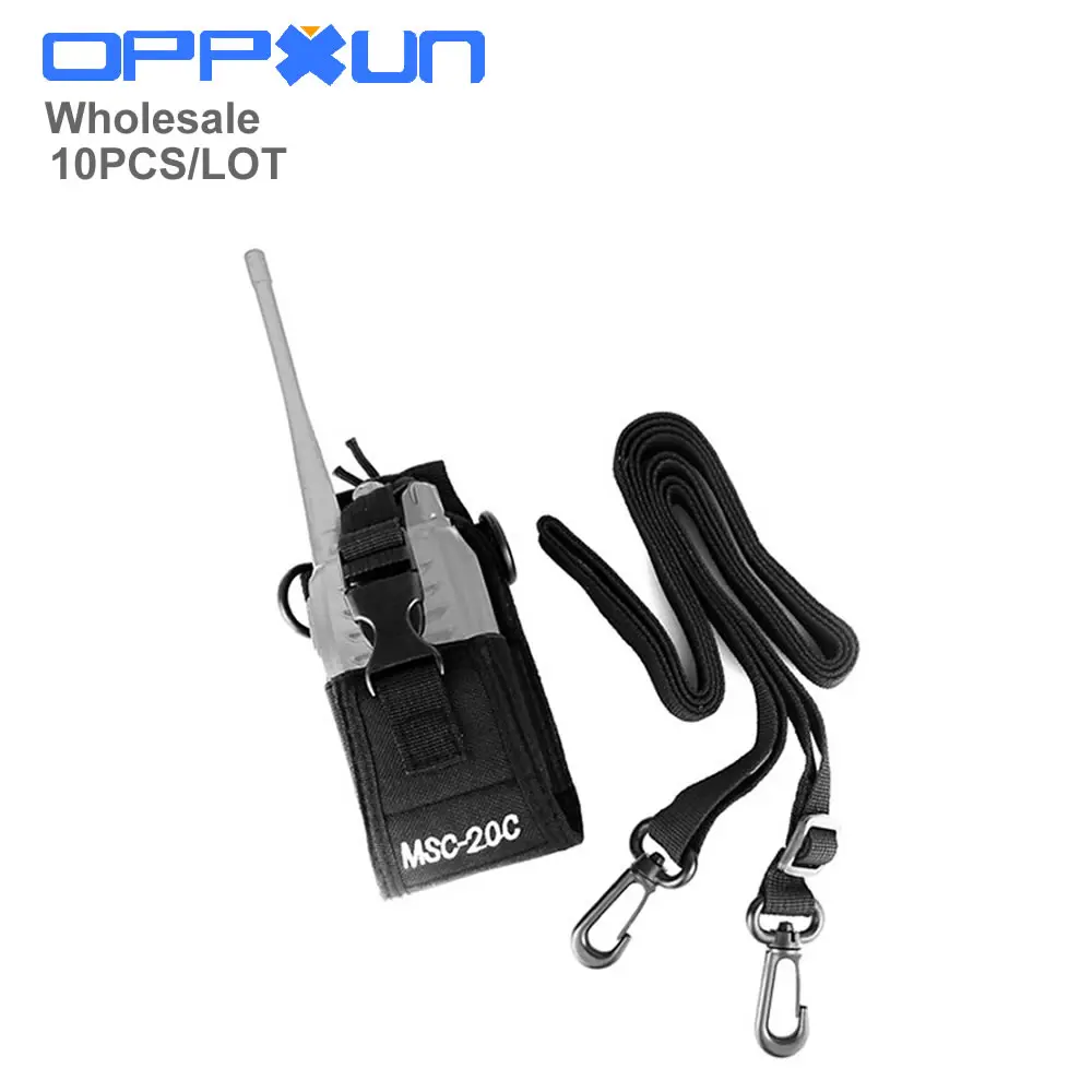 

OPPXUN MSC-20C Multi-Function Two Way Radio Holder Holster Carry Case For Yaesu Icom Motorola TYT baofeng UV-5R UV-82 BF-888S