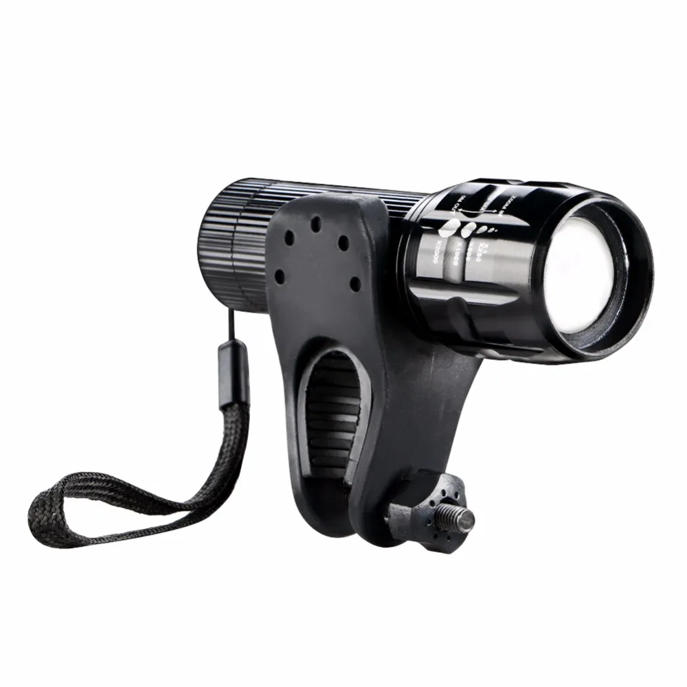 LED Flashlight 2000 Lumens Torch Lamp 3 Modes Zoomable Camping Cycling Head Light Lantern USE AAA battery