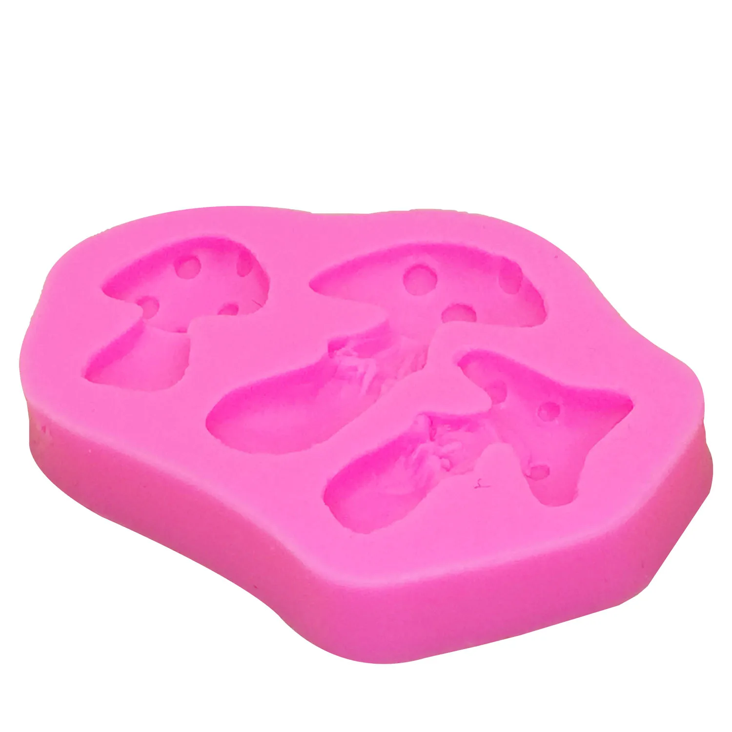 M0655 DIY Mushroom Shape Silicone Mold Chocolate Mold Fondant Cake Decorating Kitchen Baking Cake Tools Candy Soap Moulds