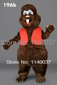 mascot Plush Nutria Beaver Mascot Costume Cartoon Character carnival costume fancy Costume party