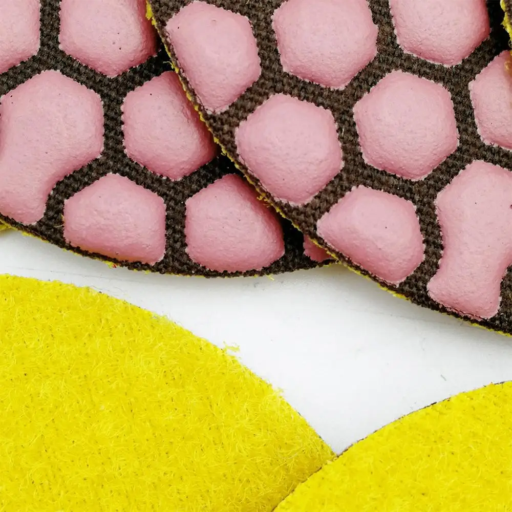 SHDIATOOL 6pcs 80mm #100 Resin Bond Flexible Diamond Dry Polishing Pads 3inch Sanding Disc Granite Marble Ceramic grinding disc