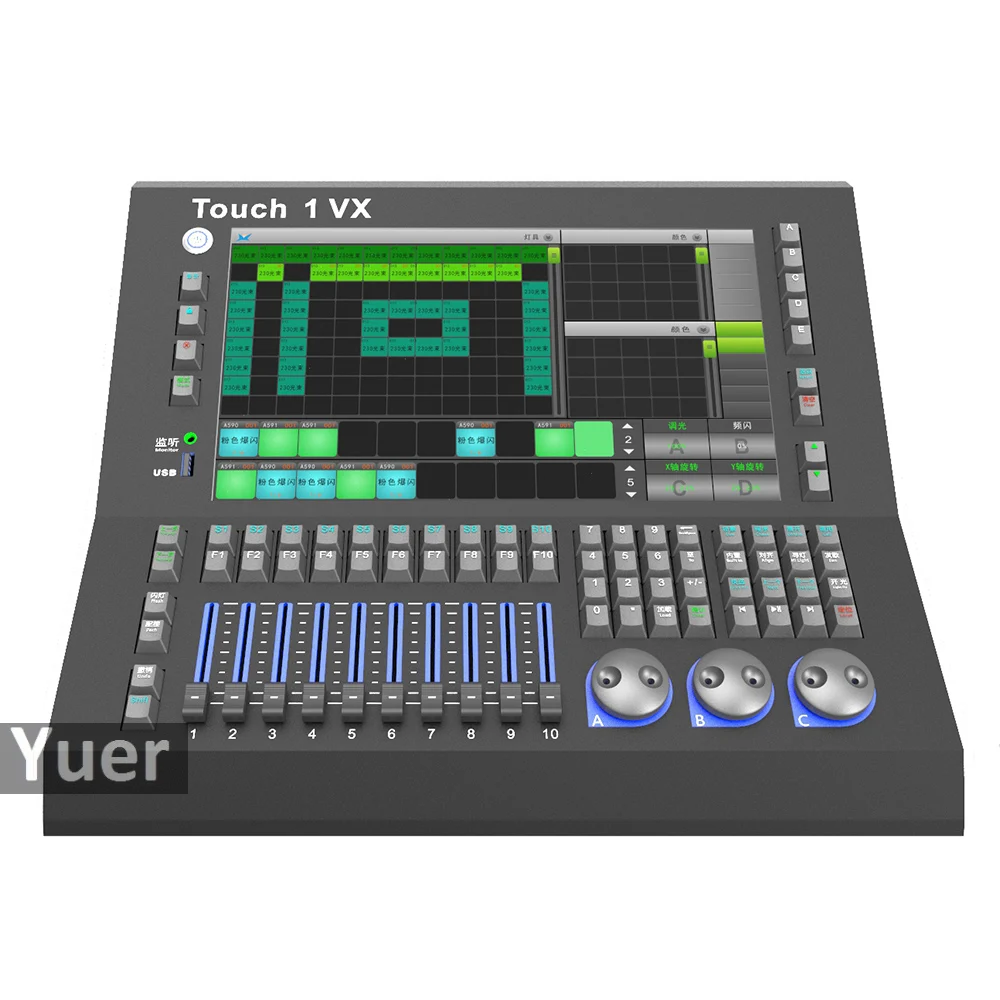 Neue Touch 1 VX Controller Für Party Club Bar Beleuchtung Konsole Par Moving Head Bühne Wirkung Lichter Controller Disco DJ licht