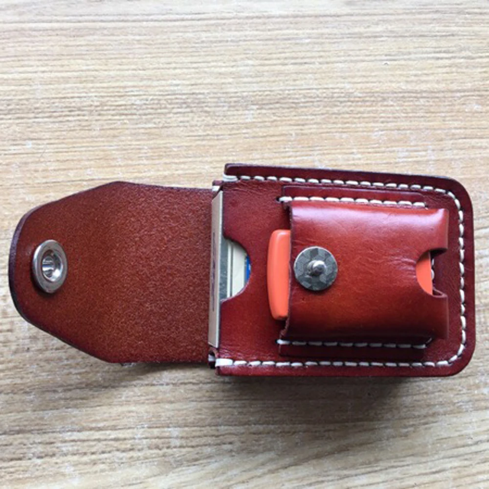 

DIY leather craft cigarette and fire lighter bag knife cutting mould template set