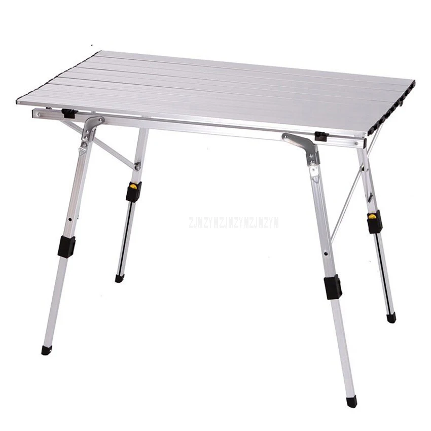 Outdoor Foldable Folding Table Chair Camping Aluminium Alloy PicnicTable Waterproof Durable Light Weight Table Desk 90*52cm