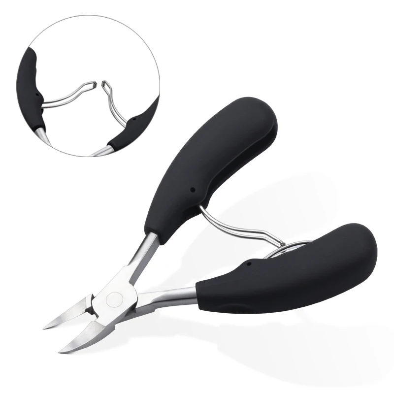 Brainbow-Professional Nail Scissor, Paroníquia, Cutícula Tesoura, Sharp, Curvo, Clipper, Nipper, Manicure, Pedicure, Nail Care Ferramenta