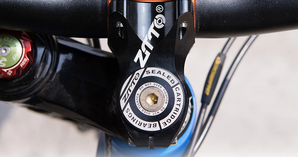ZTTO MTB 50 mm Vorbau CNC 35 mm 31,8 mm Lenker Fahrrad Ultraleicht 0 Grad Aufstieg Langlebig DH AM Enduro 28,6 mm Gabelschaft Mountainbike – Detail 14