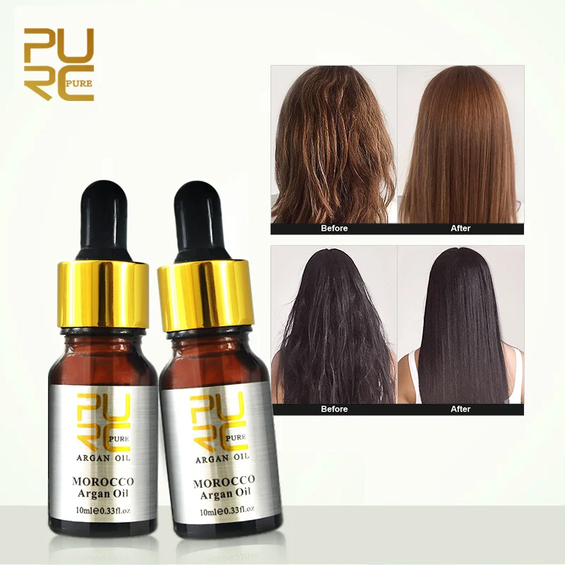 PURC Morocco Argan Oil Nourishing Hair Smoothing Straightening Repair Damaged Hair Scalp Treatment Hair Care Product