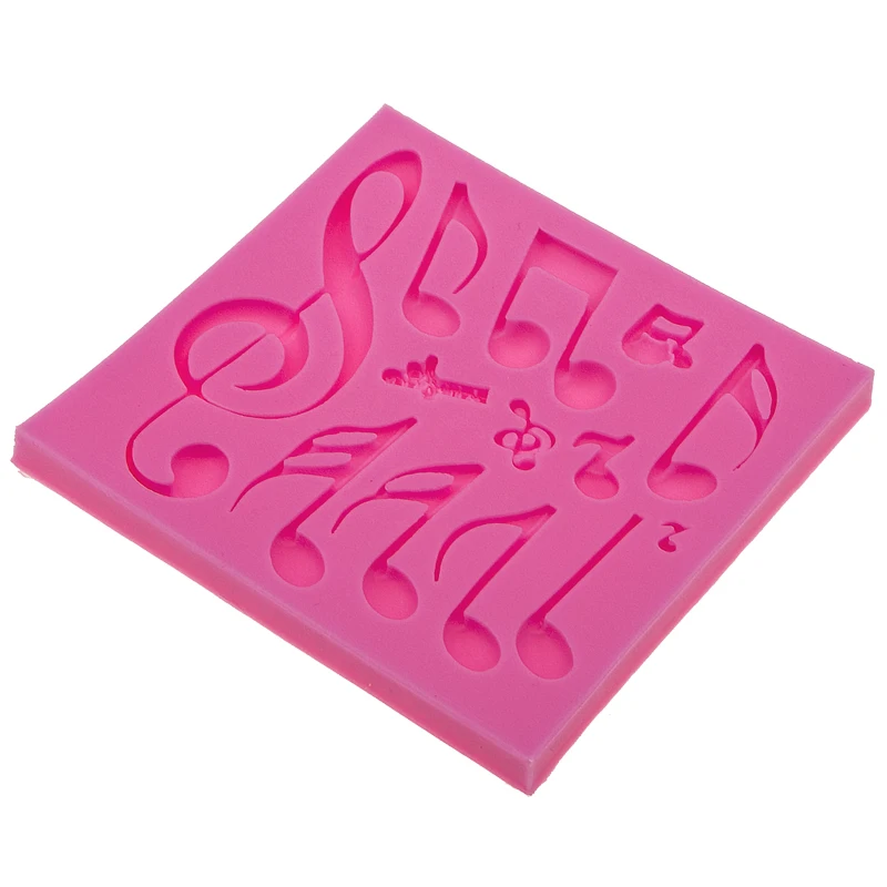 Music Notes lace Silicone mould Biscuit,Cake,Fondant,Cookie,Paste,Chocolate Molds DIY Cake Decoration Baking Tools F0550