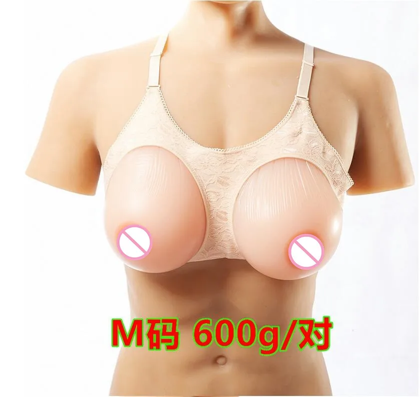 

Silicone Fake False Breast crossdresser silicone breast form silicone breast chest prosthesis 600g/C,CC,D Free shipping