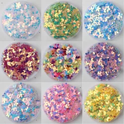 iSequins 288pcs/lot 10mm Cup Five Fingers Flowers Sequins Paillettes Craft For Sewing Wedding Craft Women Garments Accessories