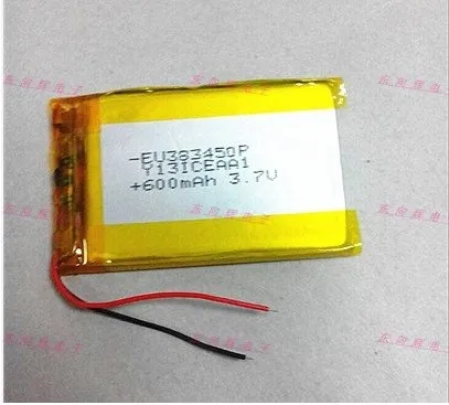 New A 3.7V 750MA 383450 MP3/mP4/ Bluetooth headset battery polymer lithium battery Rechargeable Li-ion Cell Rechargeable Li-ion