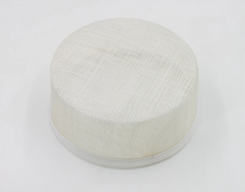 14*14cm Sinamay Round Base Millinery Pillbox Base Hat Form For Women 10pcs/lot #3Color