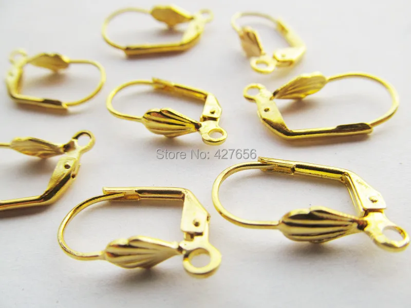 

200pcs Silver tone/Antque Bronze/Golde Locking Leverback Earwires Charm Findings,Jewelry Making,DIY Components,Nickel free