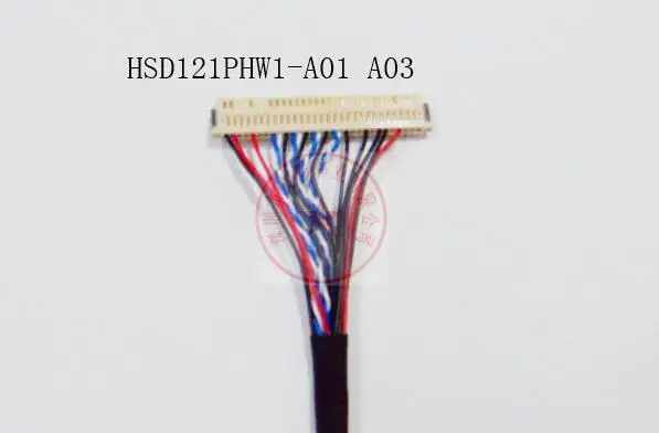 HSD121PHW1-A01 A03 lvds cable 25cm  LVDS (1 ch, 6-bit) , Connector , 30 pins