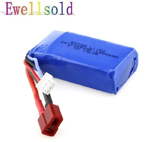 Wltoys A959-B A969-B A979-B K929-B 2.4G caminhão RC de alto falante 7.4V 1500mAh bateria de lítio