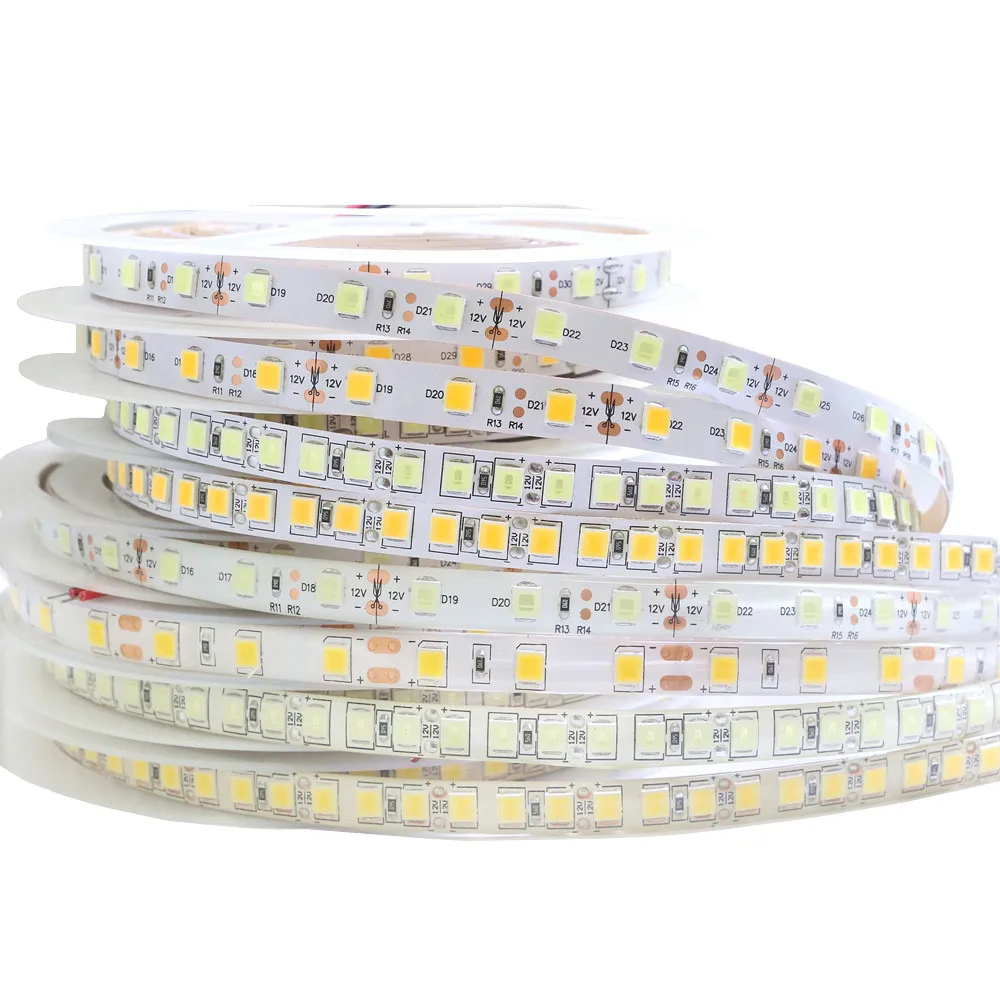 12V LED Strip Light 5054 SMD 5M 120LEDs/M 60LEDs/M Waterproof Flexible LED Ribbon more bright than 5050 2835 5630 Led strip 12V