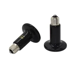 Cultivation Ceramic Insulation Lamp Ceramic Heating Lamp Non-luminous Heat 25/50/75/100W Preserve Heat For Lizard Tortoise Snake