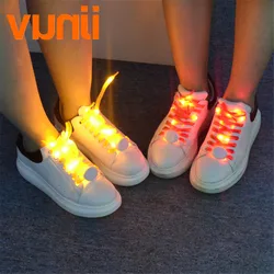 LED Shoelaces Light para o Festival de Natal, Decoração para festas, Cor da moda, Novo, 2m, 20 LED