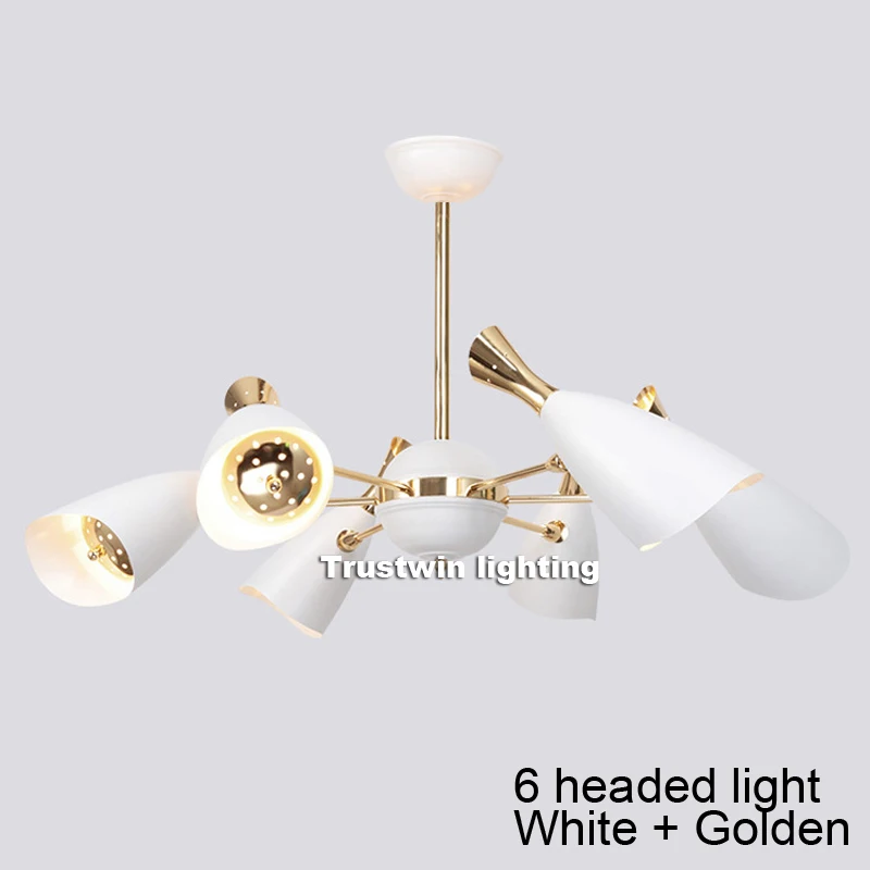 Delightfull duke nordic golden black LED pendant Lamp light post modern stylish creative foyer living dining room pendant light