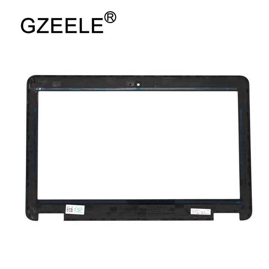 GZEELE New For Dell for Latitude E7240 Lcd Front Bezel Cover 04VCNC 0F0XP9 Screen Frame Cover Case Shell non-Touch