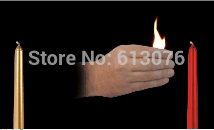 Candle Lite Thumb Tip Flame Magic Tricks Fire Magie Stage Bar Illusions Gimmick Props Accessories Comedy