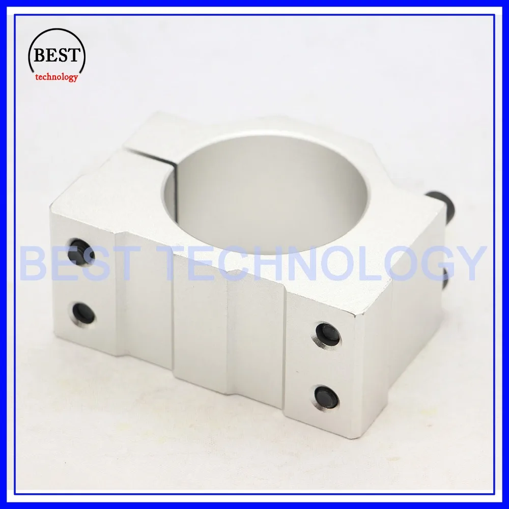 Diameter 52mm  Aluminium spindle ClampIing  bracket of cnc spindle motor spindle mount bracket clamp cnc machine tool spindle