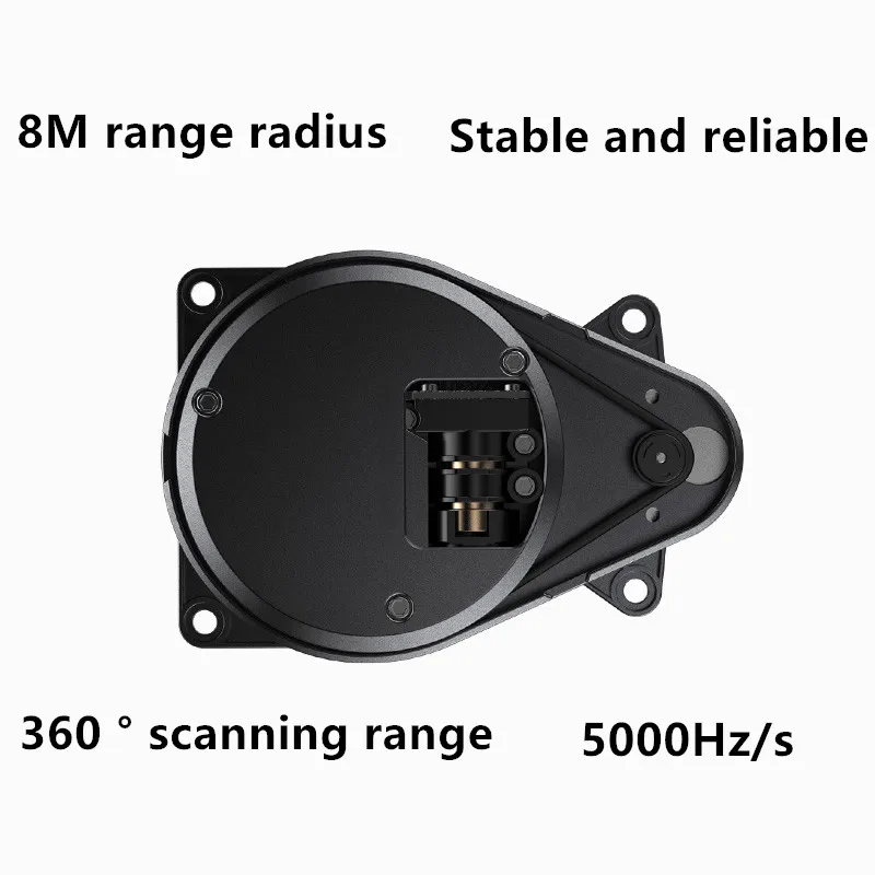 3irobotix Delta2A 360 Degree LiDAR Sensor for ROS Robot Module Scanner  Measuring Sensor Range 8m