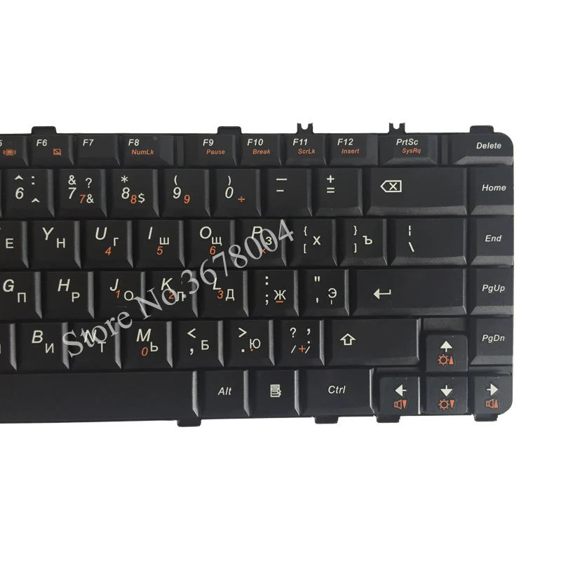 Russian Keyboard for Lenovo 25008264 MP-08F73SU-6861 V101020BS1 V-101020AS1-RU V-10120AS1-RU V-101020BS1-RU RU Black