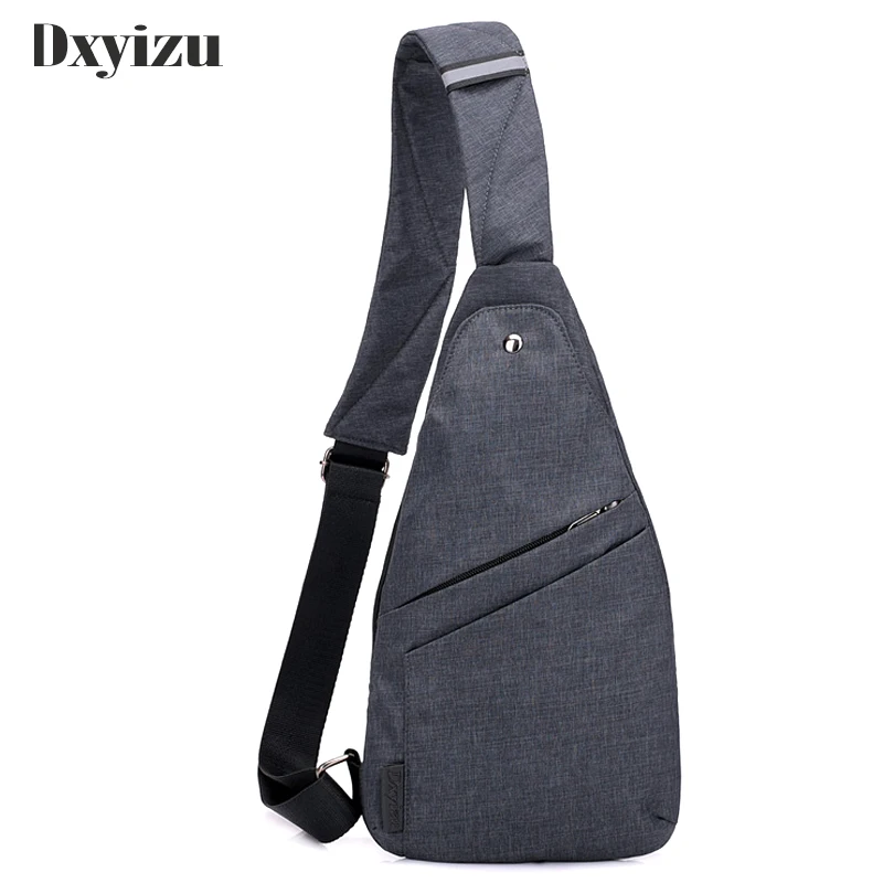 

New Fashion Male Chest Bag Korea Style Anti-theft Leisure Casual Man Messenger Shoulder Bag For Teenager Chest Packb For Men