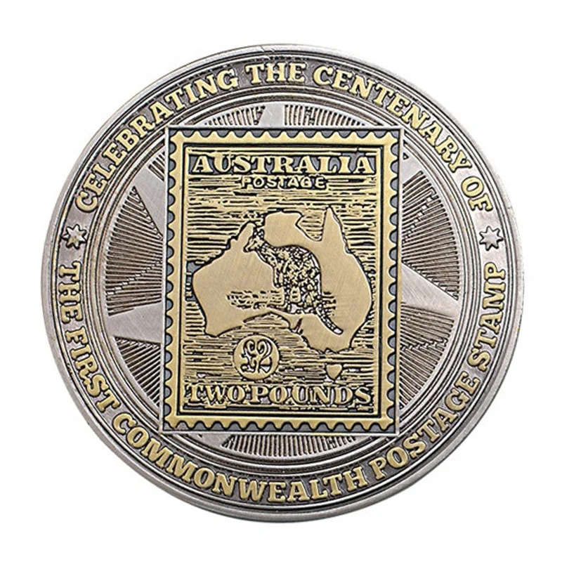 

Manufacture Souvenir Challenge Coin with Dual Palting Finish