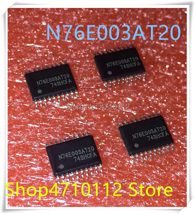 

NEW 10PCS/LOT N76E003 76E003 N76E003AT20 TSSOP-20 IC