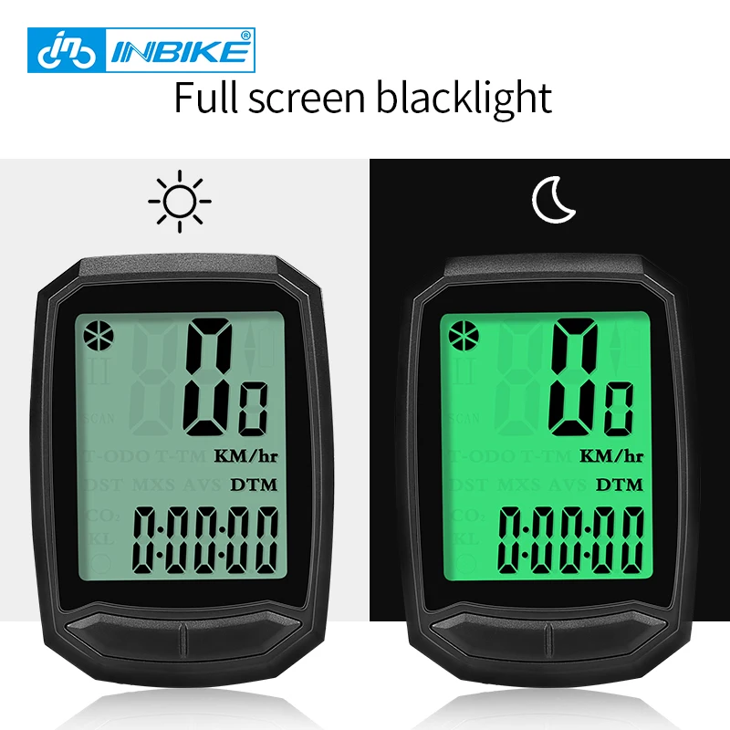 

Bike Computer Wireless LCD Screen Backlight Bicycle Computer Wired Speedometer Odometer Cycling Stopwatch For MTB Road Bike
